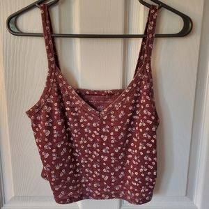 Waffle baby tee tank top